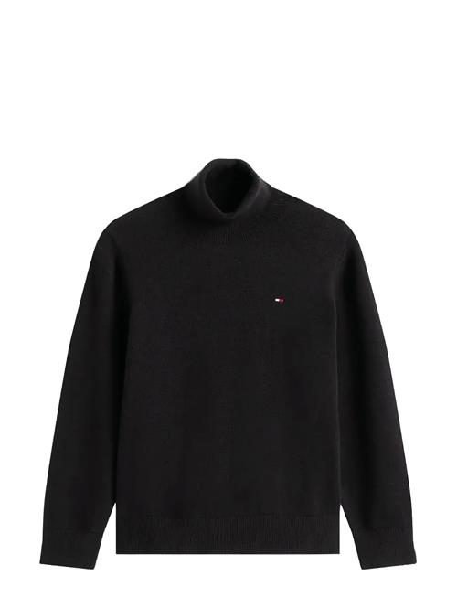 Cotton Turtle Neck Sweater Tommy Hilfiger Black
