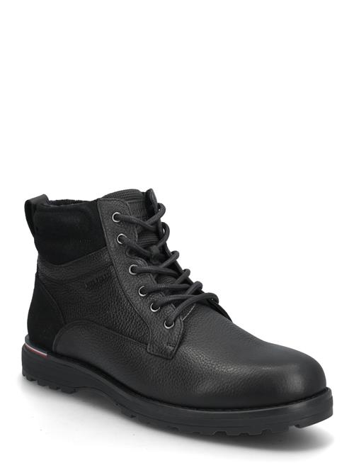 Corporate W Lth Lace Boot Tommy Hilfiger Black