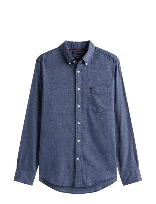 Flannel Dobby Rf Shirt Tommy Hilfiger Blue