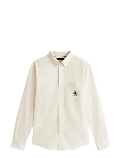 Brushed Oxf Crest Pocket Shirt Tommy Hilfiger Cream