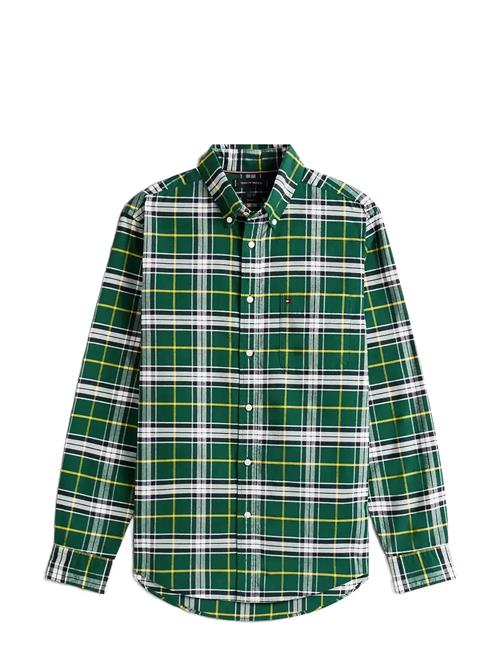 Brushed Oxford Check Rf Shirt Tommy Hilfiger Green