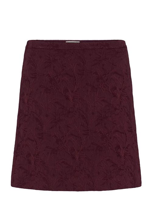 Slmaybel Corinne Aline Skirt Soaked In Luxury Burgundy