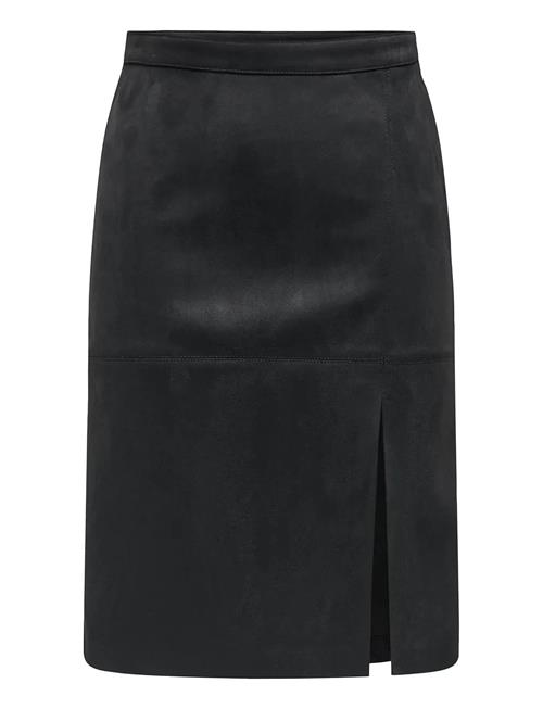 Onloline Life Faux Suede Skirt Otw ONLY Black