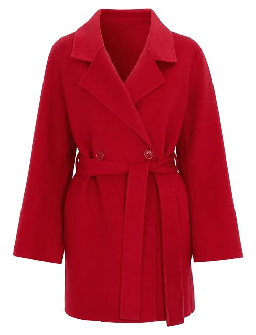 Saga Doubleface Coat Newhouse Red