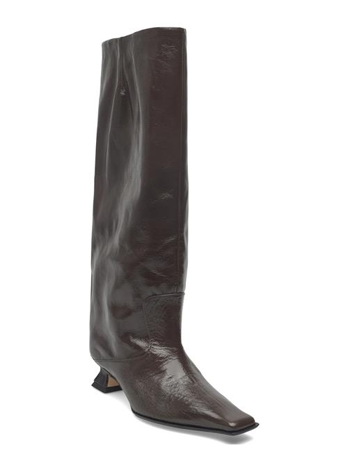 Effie Khaki Tall Boots MIISTA Black