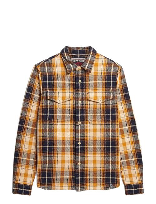 Merchant Heavy Checked Shirt Superdry Patterned
