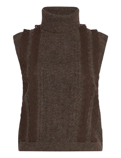 Kezia Slvlss Jumper French Connection Brown