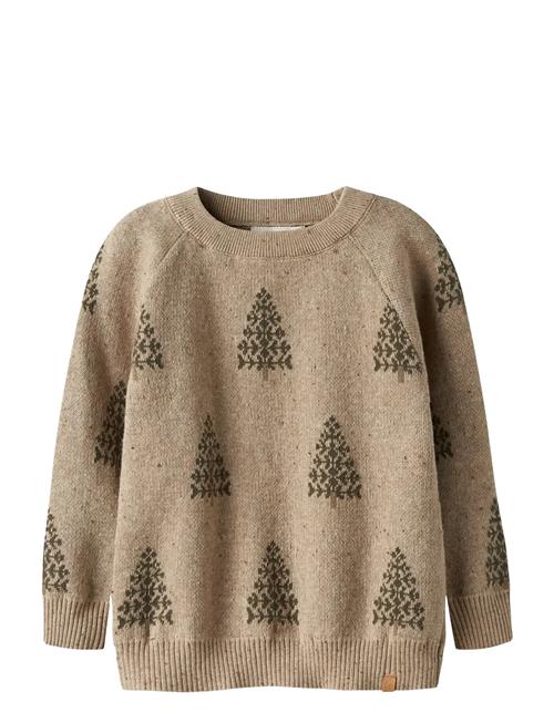 Nmngalto Bob Ls Knit Lil Lil'Atelier Beige