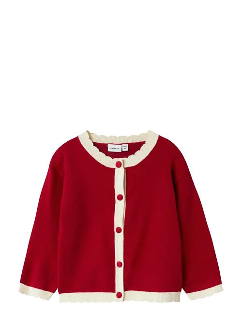 Nmfralbo Ls Knit Card Name It Red