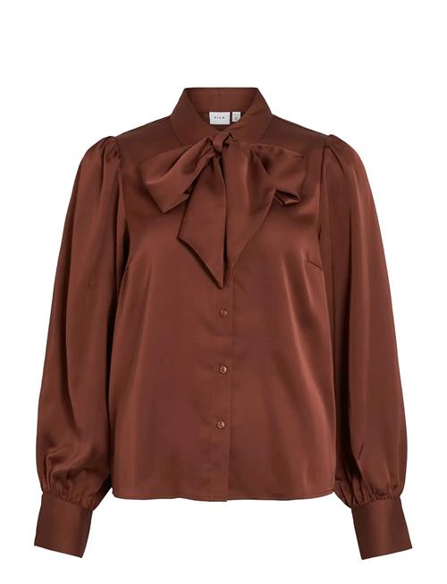 Vilucha L/S Shirt/Bfs Vila Brown