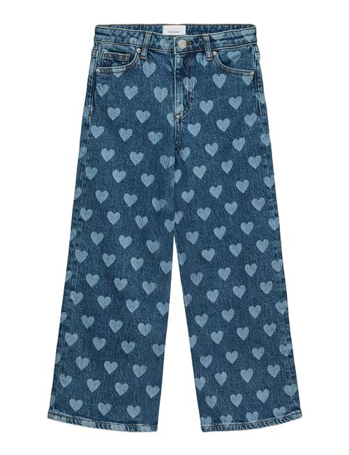 Vmtessa Hr Wide Jeans Print Ga Girl Vero Moda Girl Blue