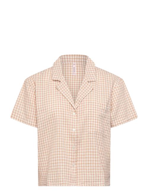 Jacket Linen Check Hunkemöller Beige