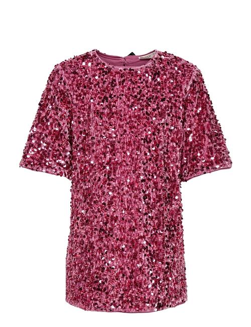 Kmgconfidence Life Sequins Dress Jrs Kids Only Pink