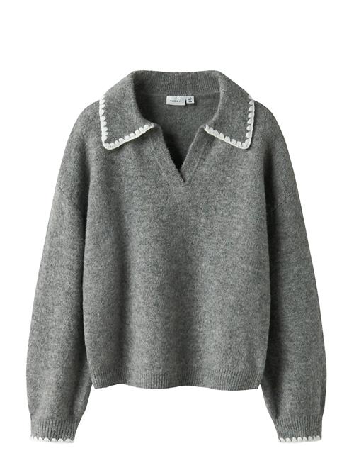 Nkfrikasa Ls Knit Polo Name It Grey