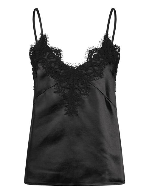 Top With Lace Detail Coster Copenhagen Black