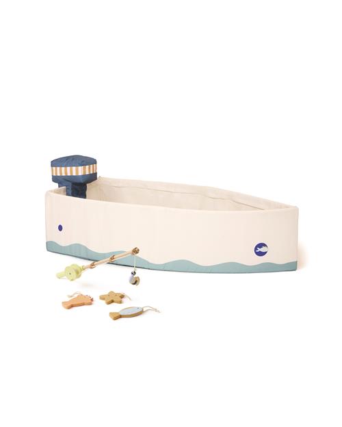 Kid's Concept Båd Med Fiskesæt Multi  Multi-OS  Beige  One Size  unisex