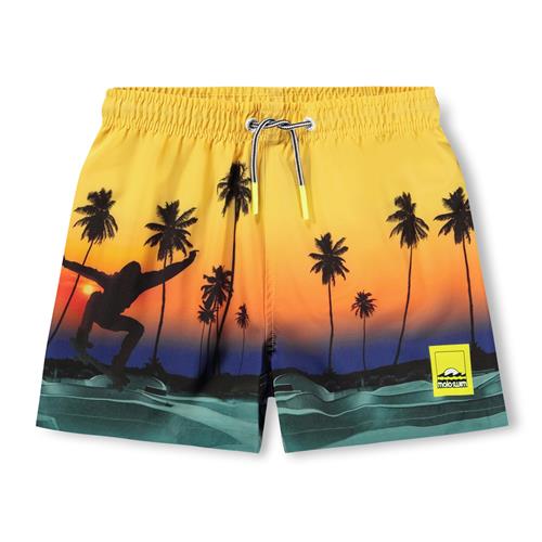 Molo Niko Board Shorts Sunset Skate  Sunset Skate 122/128 cm  Orange.  122/128 cm  mand