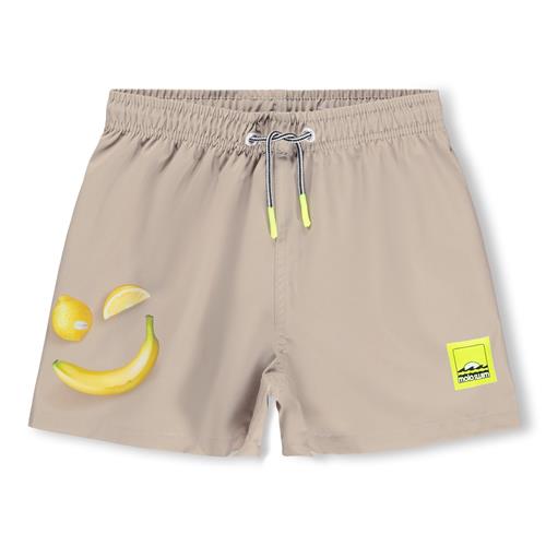Molo Niko Board Shorts Happy Solid  Happy Solid 134/140 cm  Beige  134/140 cm  mand