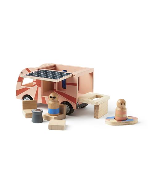 Kid's Concept Aiden Campingvogn Apricot/pink/multi  Apricot/Pink/Multi-OS  Lyserød  One Size  unisex