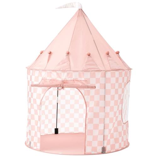 Kid's Concept Legetelt Check Apricot  Apricot/Pink-OS  Lyserød  One Size 3 Y+ unisex