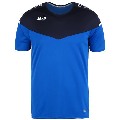 JAKO Funktionsskjorte 'Champ 2.0'  navy / royalblå / hvid