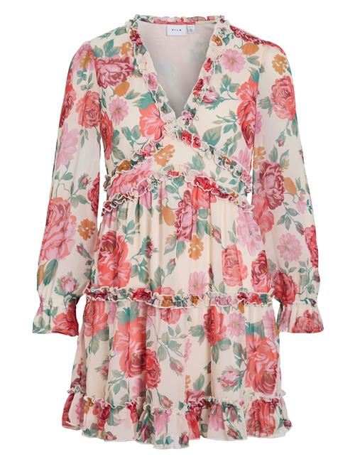 Viemsa L/S Short Dress/Dc/Ka Vila Red