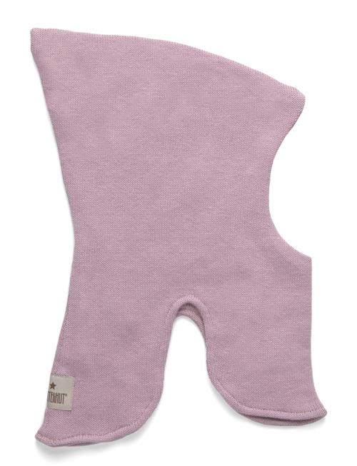 Balaclava Wool Knit Windstop Huttelihut Pink