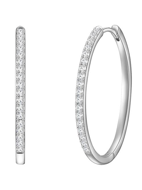 Glanzstücke München Øreringe  sølv / transparent