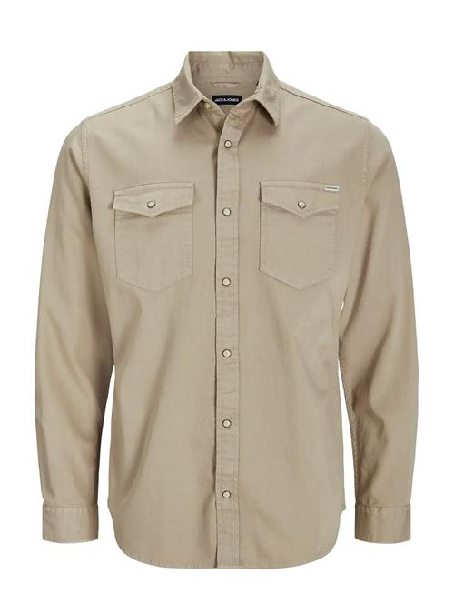 Jack & Jones Jjesheridan Shirt L/S Noos Jack & J S Beige