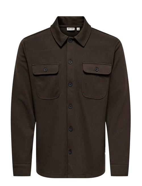 Onsnewkodyl Overshirt Sweat Noos ONLY & SONS Brown