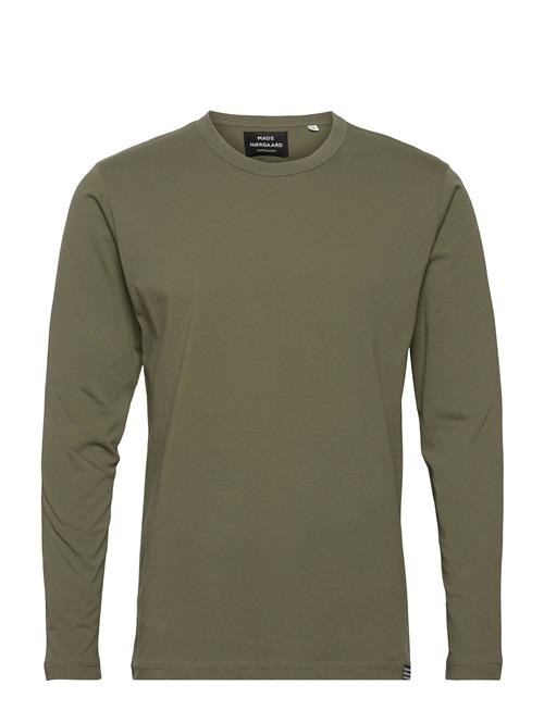 Fine Jersey Thor Tee Ls Fav Mads Nørgaard Green