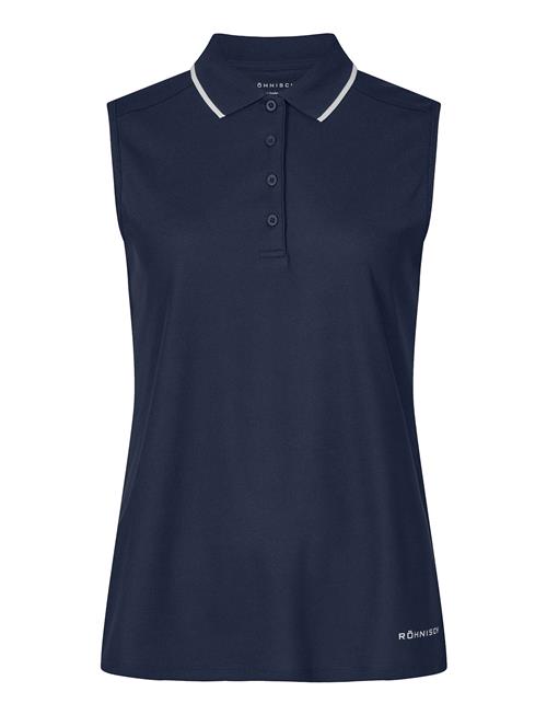Miriam Sleeveless Poloshirt Röhnisch Navy