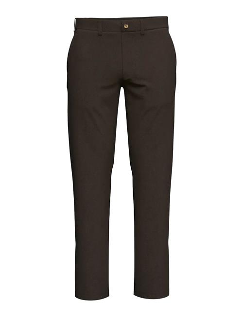 Slh196-Straight New Miles Flex Pant Noos Selected Brown