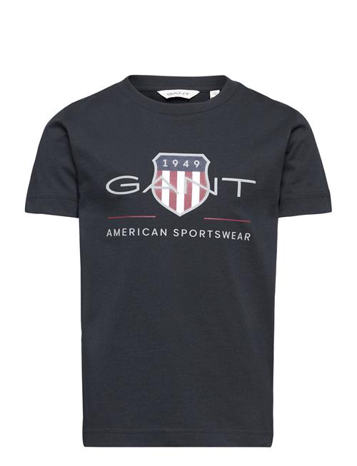 Archive Shield Ss T-Shirt GANT Black