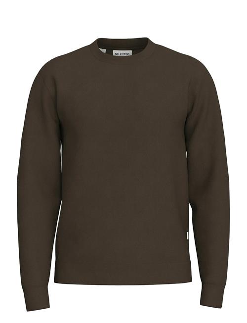 Slhemanuel Soft Crew Neck Sweat Noos Selected Brown
