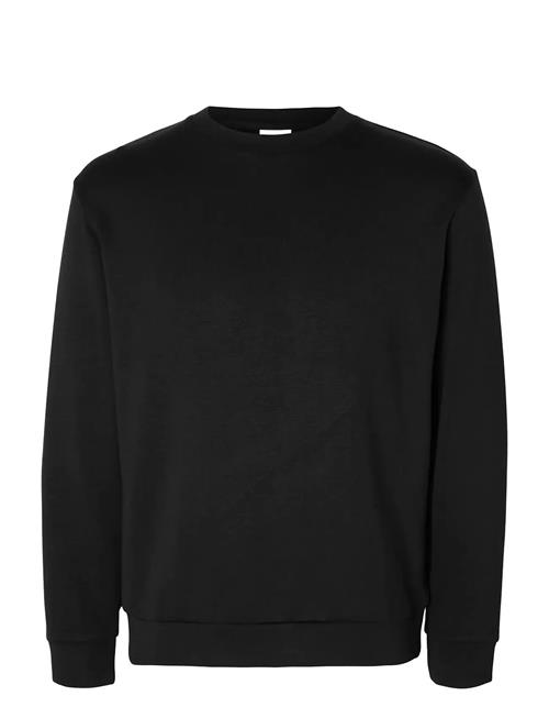 Slhemanuel Soft Crew Neck Sweat Noos Selected Black