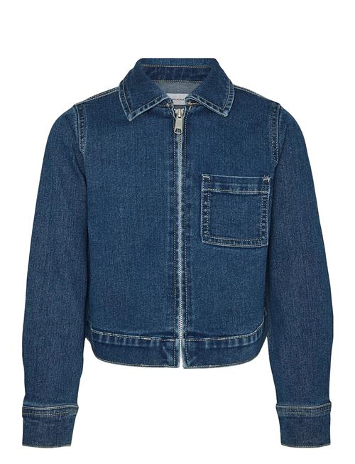 Vmaster Ls Cropped Denim Jacket Girl Vero Moda Girl Blue