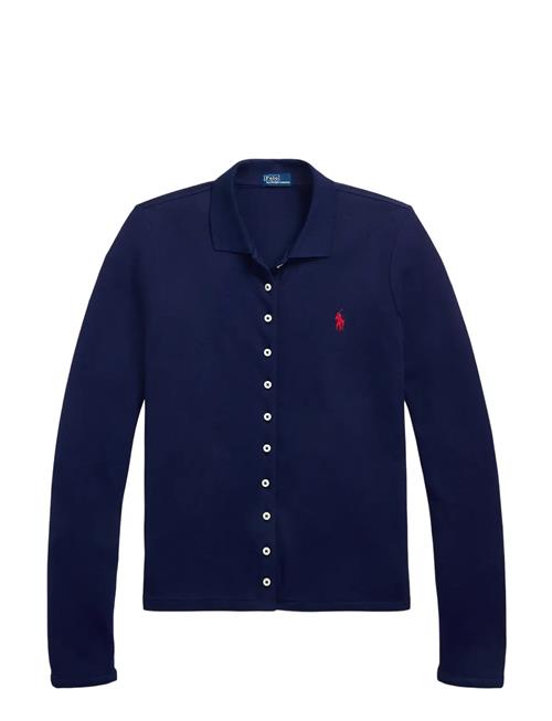 30/1S Stretch Mesh-Lsl-Psh Polo Ralph Lauren Navy