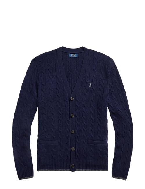 Cable-Knit Wool-Cashmere Cardigan Polo Ralph Lauren Navy