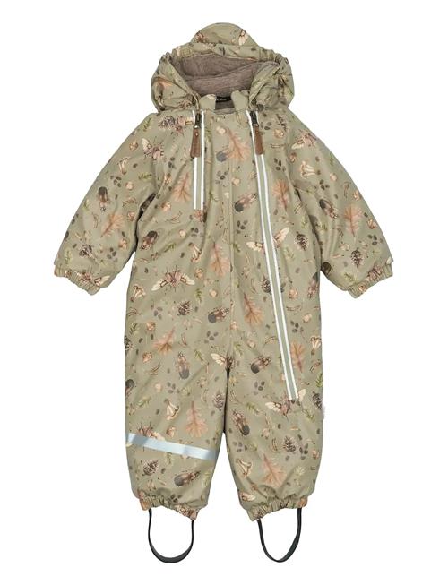 Pu Snow Suit 2 Zip - Aop Mikk-line Beige