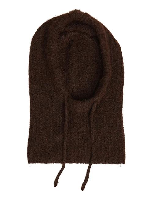 Objmilu Knit Balaclava Noos Object Brown