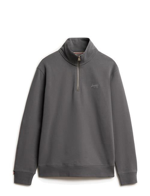 Essential Logo Half Zip Superdry Grey