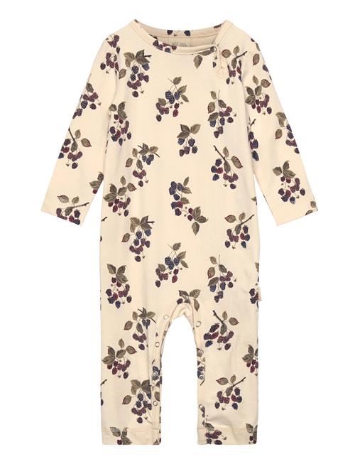 Jumpsuit L/S Printed Petit Piao Cream