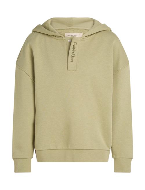 Embro. Ck Logo Terry Hoodie Calvin Klein Green