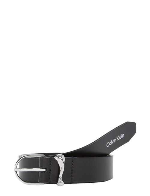 Ck Must Organic Loop Belt 25Mm Calvin Klein Black