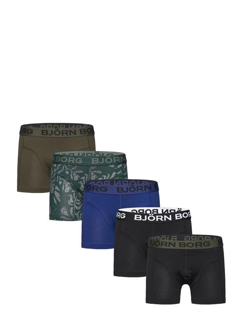 Cotton Stretch Boxer 5P Björn Borg Black