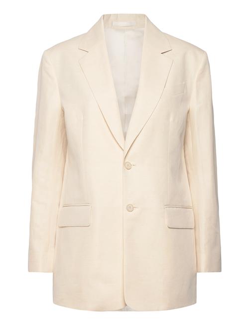 Davina Cotton Linen Blazer Filippa K Cream