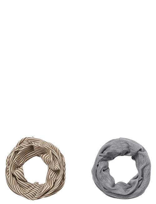 2 Wool Neckwarmer Arta Wheat Grey