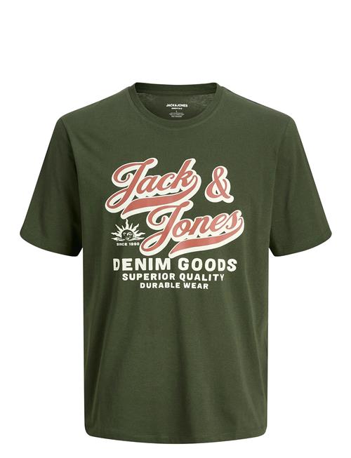 Jack & Jones Jjelogo Tee Ss O-Neck 2 Col Aw25 Sn Jack & J S Green
