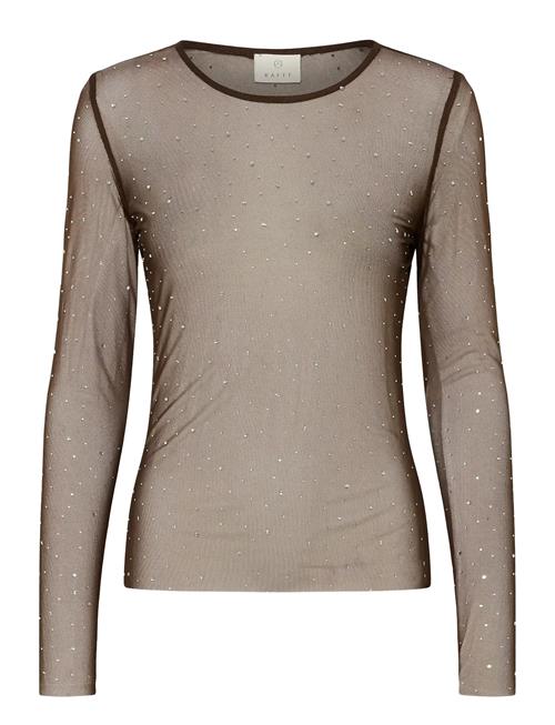 Kastinna T-Shirt Kaffe Brown